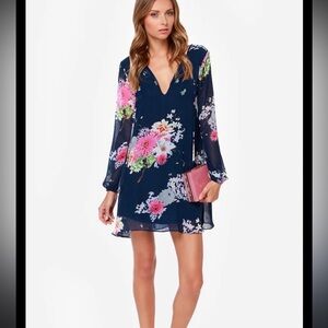 Lulu’s floral shift dress